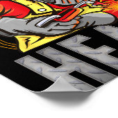 A Welder Melted My Heart Valentine Wife Girlfriend Poster (Hoek)