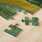 A Wheatfield met Cypresses Van Gogh Legpuzzel (Zijkant)