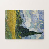 A Wheatfield met Cypresses Van Gogh Legpuzzel (Horizontaal)