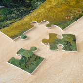 A Wheatfield met Cypresses Van Gogh Legpuzzel (Zijkant)