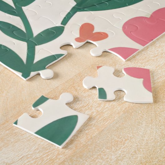 A Whimsical Garden Floral Pattern Legpuzzel (Zijkant)