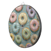 A Whimsical Pastel Donut Dream Dartbord (Voorkant Rechts)