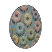 A Whimsical Pastel Donut Dream Dartbord (Voorkant Links)