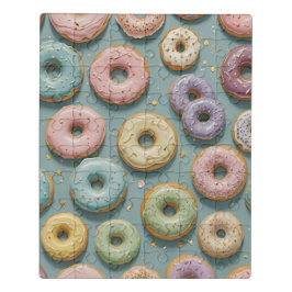 A Whimsical Pastel Donut Dream Puzzel