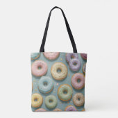 A Whimsical Pastel Donut Dream Tote Bag (Achterkant)