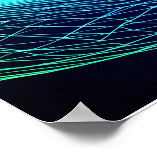 A White Glowing Angel Resting in His Hand Poster (Hoek)