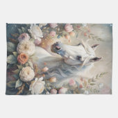 A White Horse  Theedoek (Horizontaal)