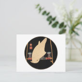 A White Macaw, Jakuchu Briefkaart (Staand voorkant)