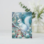 A White Squirrel Briefkaart (Staand voorkant)