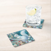 A White Squirrel Kartonnen Onderzetters (Insitu)