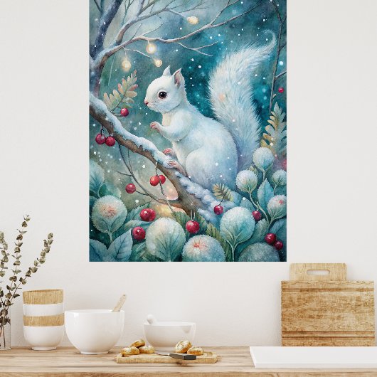 A White Squirrel Poster (Keuken)