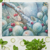 A White Squirrel Theedoek (Gevouwen)