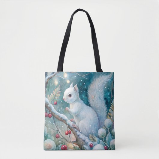 A White Squirrel Tote Bag (Voorkant)