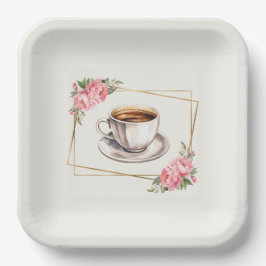 A Whole Latte Love Paper Plate Papieren Bordje