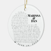 A Whole New World Love Keramisch Ornament (Links)