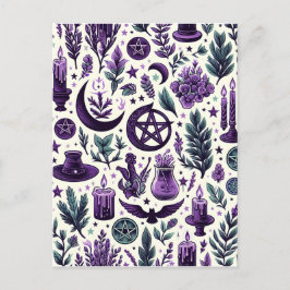 A Wiccan Pattern 1 Briefkaart