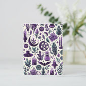 A Wiccan Pattern 1 Briefkaart (Staand voorkant)