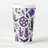 A Wiccan Pattern 1 Latte Mok (Voorkant)