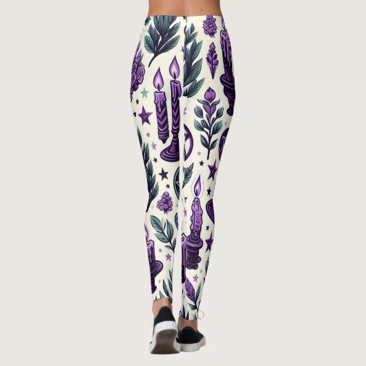 A Wiccan Pattern 1 Leggings (Achterkant)
