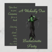 "A Wickly Fun Bachelorette Party" w/ Witch Kaart (Voorkant / Achterkant)