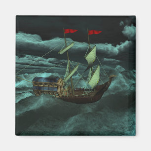 A Wild and Stormy Zee Magnet