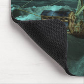 A Wild and Stormy Zee Mousepad Muismat (Hoek)