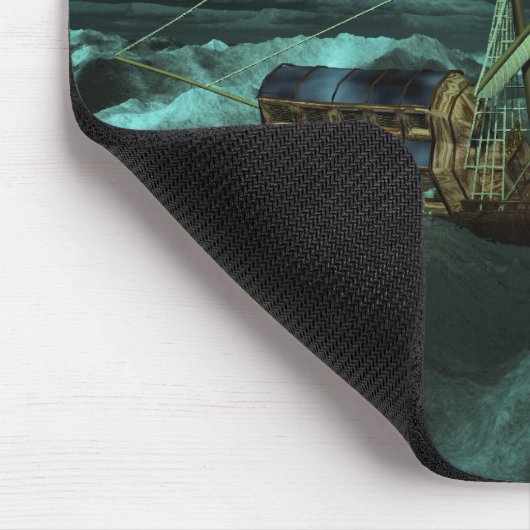 A Wild and Stormy Zee Mousepad Muismat (Hoek)