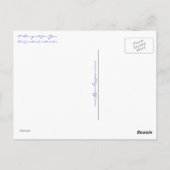 A Wild Bouquet for You postcard Briefkaart (Achterkant)