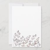 A Wildflower Wedding - Aangepast voor Mindy Manson Kaart (Achterkant)