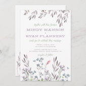 A Wildflower Wedding - Aangepast voor Mindy Manson Kaart (Voorkant / Achterkant)