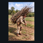 A Wiltshire Thatcher 1892 Poster<br><div class="desc">This is a digitally enhanced print derived from an antique black and white photograph titled "A Wiltshire Thatcher". It was discovered in a Victorian photograph album titled: “Reminiscences of a visit to Shaftesbury. Whitsuntide 1892. A present to Auntie from Ernest.” It was taken by Ernest Howard Farmer. A similar image...</div>