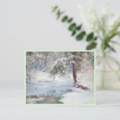 A Winter Idyll Feestdagenkaart (Staand voorkant)