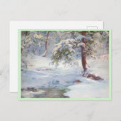 A Winter Idyll Feestdagenkaart (Voorkant / Achterkant)