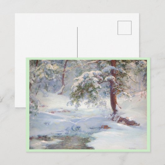 A Winter Idyll Feestdagenkaart (Voorkant / Achterkant)