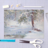 A Winter Idyll Tissuepapier (Craft)