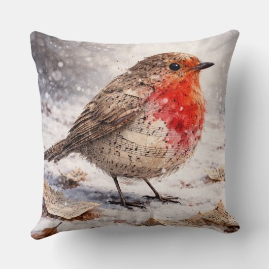 A Winter Melody Kussen (Achterkant)