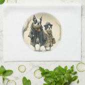 A Winter Walk 01 Theedoek (Gevouwen)