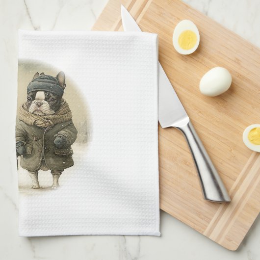 A Winter Walk 02 Theedoek (Quarter Fold)