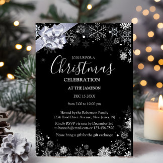 A Winter Wonderland: Join Us for a Festive Christm Feestdagenkaart