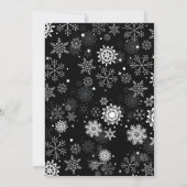 A Winter Wonderland: Join Us for a Festive Christm Feestdagenkaart (Achterkant)