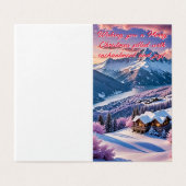 A Winter Wonderland Kaart (Buitenkant ongevouwen)