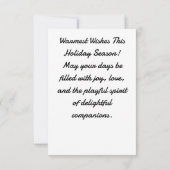 A Winter Wonderland Kaart (Achterkant)