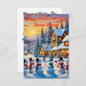 A Winter Wonderland Kaart (Voorkant / Achterkant)