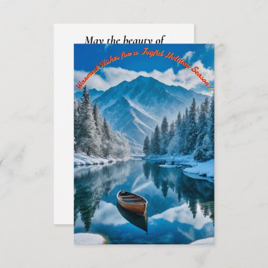 A Winter Wonderland Kaart (Voorkant / Achterkant)