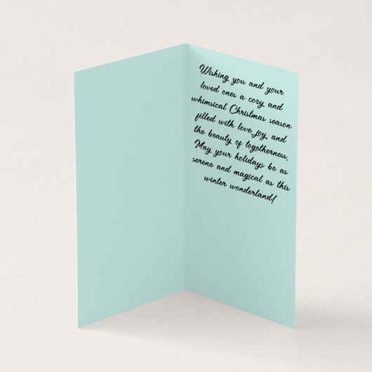 A Winter Wonderland Kaart (Binnen)