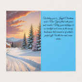 A Winter Wonderland Kaart (Binnenkant ongevouwen)