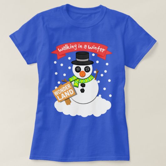 A Winter Wonderland T-shirt (Design voorkant)