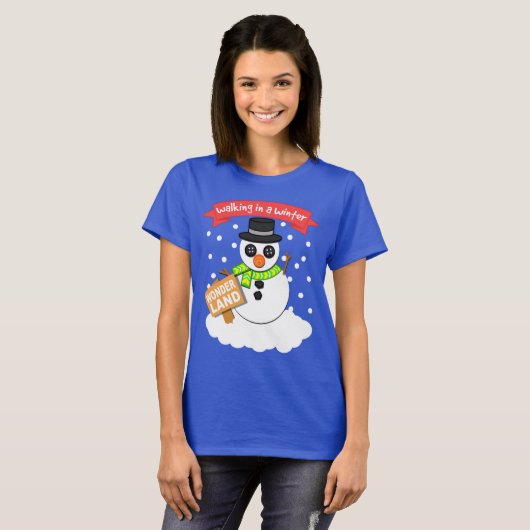 A Winter Wonderland T-shirt (Voorkant volledig)