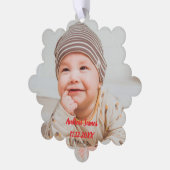 A Winter Wonderland: Your Baby's First Christmas Ornament Kaart (Links)