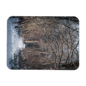 A Winters Day in Kluisbos Belgium Magneet (Horizontaal)